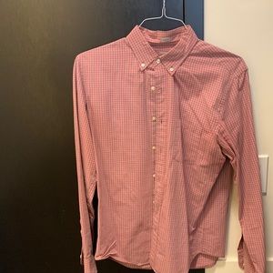 J. Crew quality woven tailored slim fit mens medium shirt